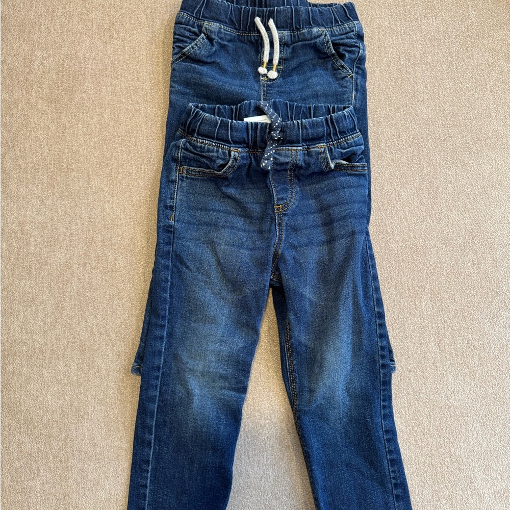 2 pairs of toddler boys Jumping Beans jeans.